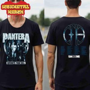 Pantera Cowboys From Hell Band Photo Tee Merch Limited Two Sided Classic T-Shirt