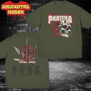 Pantera Smoking Skull 2025 Tour Tee Merch Limited Two Sided Classic T-Shirt