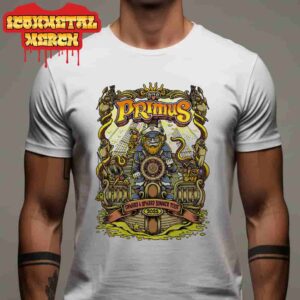 Primus VIP Artwork Poster Sailing the Seas of Cheese 2025 Onward And Upward Summer Tour Classic T-Shirt