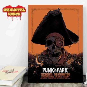 Punk In The Park Artwork Limited Orange Edition Poster At Waterfront Park Portland OR On June 28th 2025 Wall Decor Poster Canvas