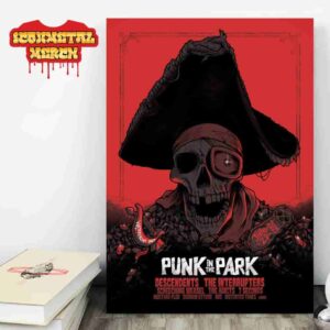 Punk In The Park Artwork Limited Red Edition Poster At Waterfront Park Portland OR On June 28th 2025 Wall Decor Poster Canvas