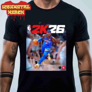 Shai Gilgeous-Alexander Oklahoma City Thunder Is Your NBA 2K26 Standard Edition Cover Athlete Classic T-Shirt