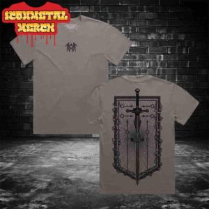 Sleep Token Damocles Crest Tee Faded Grey Merch Limited Two Sided Classic T-Shirt