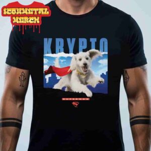 Superman 2025 Movie Krypto Tee DC Studio Merchandise Limited Classic T-Shirt