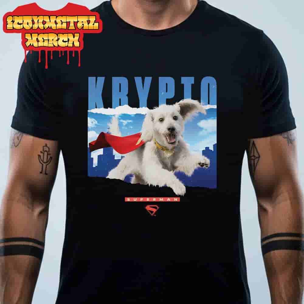 Superman 2025 Movie Krypto Tee DC Studio Merchandise Limited Classic T-Shirt Superman 2025 Movie Krypto Tee DC Studio Merchandise Limited Classic T-Shirt