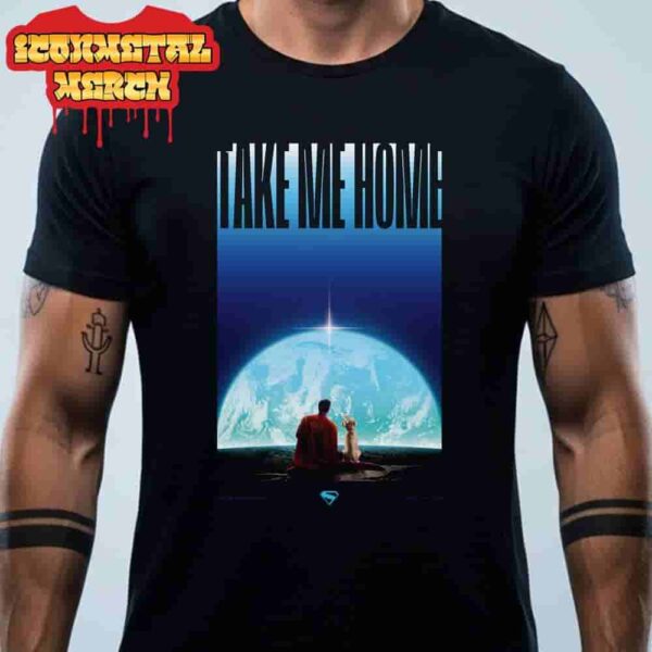 Superman 2025 Movie Superman And Krypto Tee DC Studio Merchandise Limited Classic T-Shirt