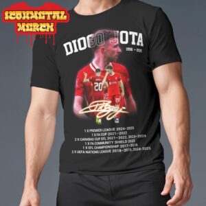 Thank You For The Memories Rest In Peace Diogo Jota 1996-2025 All Titles In His Career Classic T-Shirt