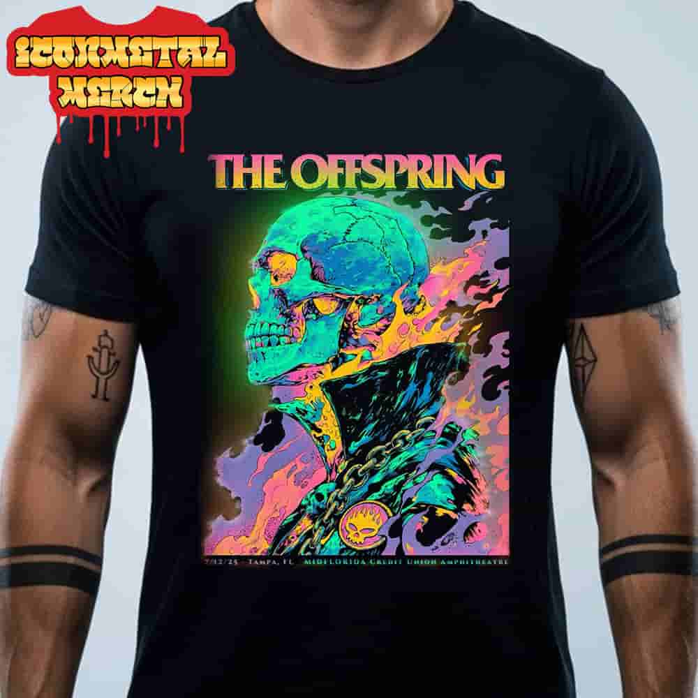 The Offspring Event Poster At Midflordia Credit Union Amphitheatre Tampa FL On July 12th 2025 Classic T-Shirt The Offspring Event Poster At Midflordia Credit Union Amphitheatre Tampa FL On July 12th 2025 Classic T-Shirt