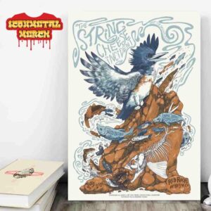 The String Cheese Incident Tour 2025 Poster With The Wood Brothers And Daniel Donatos Cosmic Country At Red Rocks Morrison CO On July 18th-19th 2025 Wall Decor Poster Canvas
