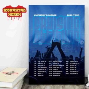 Umphrey Mcgee Cruising Altitude Tour 2025 Poster Dates And Cities List Wall Decor Poster Canvas