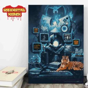 Wu-Tang Clan The Final Chamber 2025 Tour Event Poster At Nationwide Arena Columbus OH On July 9th 2025 Wall Decor Poster Canvas