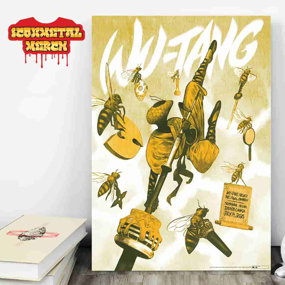 Wu-Tang Clan The Final Chamber 2025 Tour Event Poster At The Scotiabank Arena Toronto Canada On July 14th 2025 Wall Decor Poster Canvas Wu-Tang Clan The Final Chamber 2025 Tour Event Poster At The Scotiabank Arena Toronto Canada On July 14th 2025 Wall Decor Poster Canvas