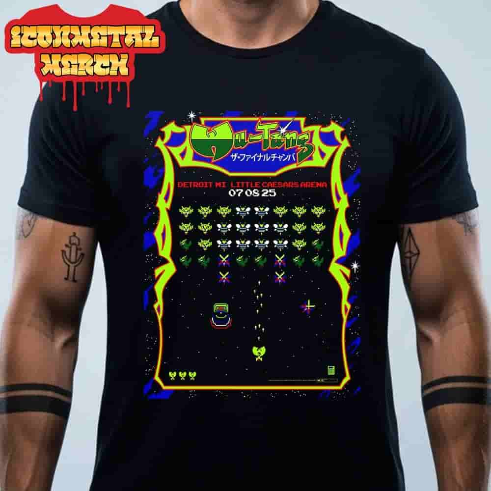 Wu-Tang Clan The Final Chamber Tour 2025 Artwork Poster At Little Caesars Arena Detroit MI On July 8th 2025 Classic T-Shirt Wu-Tang Clan The Final Chamber Tour 2025 Artwork Poster At Little Caesars Arena Detroit MI On July 8th 2025 Classic T-Shirt