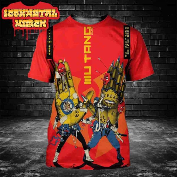 Wu-Tang Clan The Final Chamber Tour 2025 At Moda Center Portland OR On July 1st 2025 All Over Print Shirt