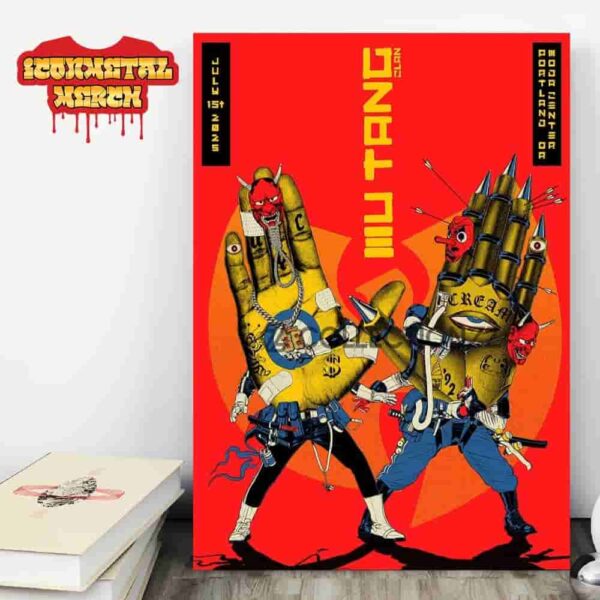 Wu-Tang Clan The Final Chamber Tour 2025 At Moda Center Portland OR On July 1st 2025 Wall Decor Poster Canvas