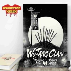 Wu-Tang Clan The Final Chamber Tour 2025 At Rogers Arena Vancouver BC On June 30th 2025 Wall Decor Poster Canvas